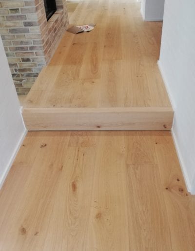 Herregårdsplank Dane-Wood Natura 25 cm bred børstet med klar olie-voks