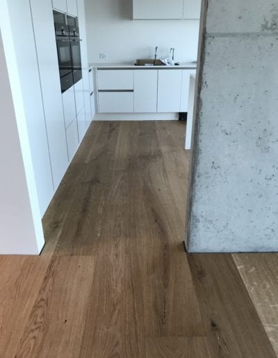 plankegulv, egetræsgulv, køkken, Dane-Wood