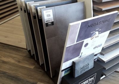 COREtec Megastone udstillingsprøver.